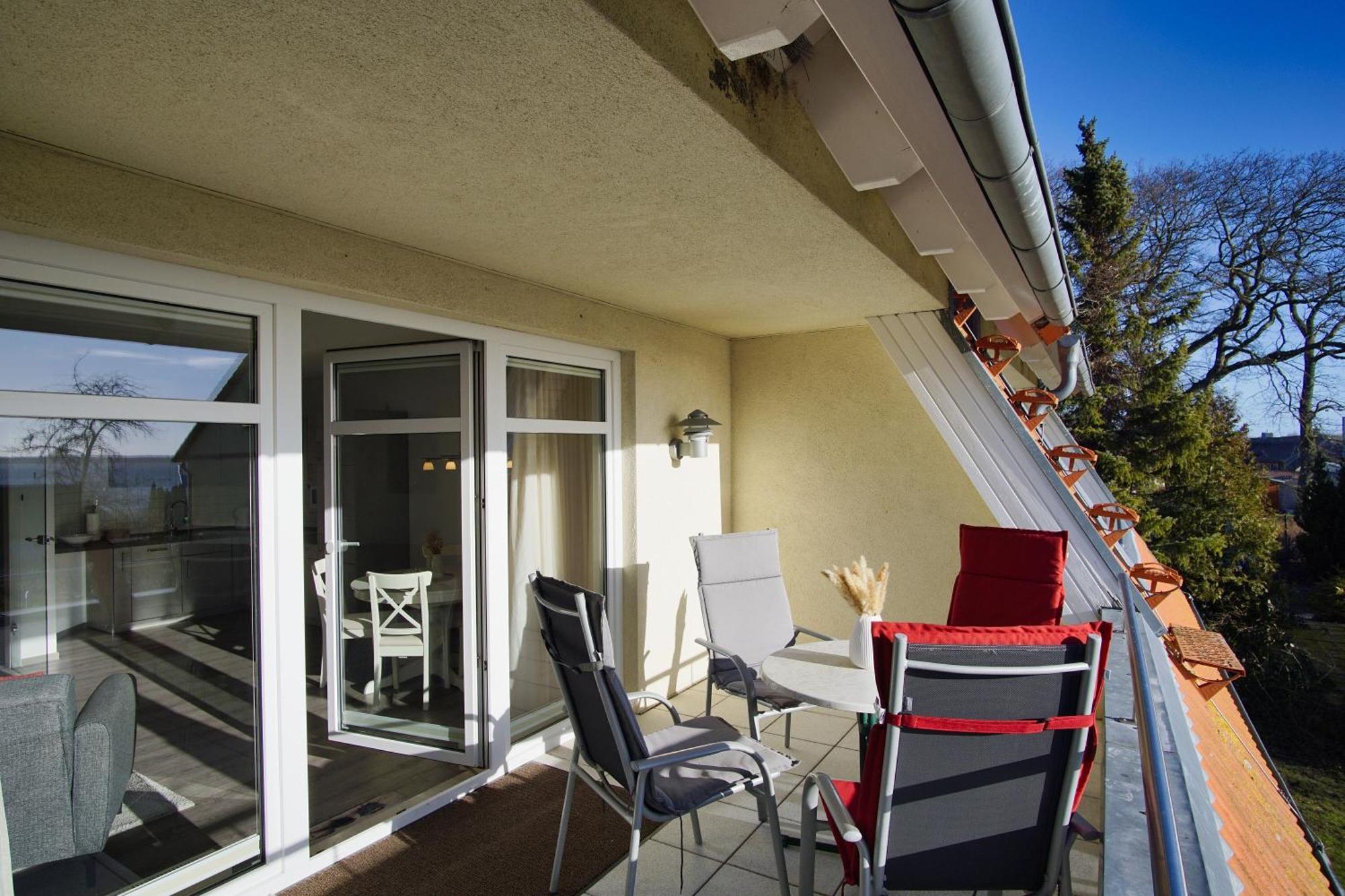 Hafenhaeuser Breege Fewo 05 - Balkon Εξωτερικό φωτογραφία